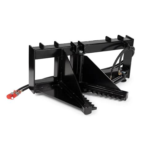 skid steer post grabber attachment|skid steer tree puller.